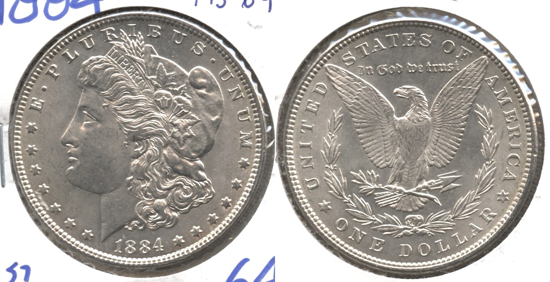 1884 Morgan Silver Dollar MS-64 #a