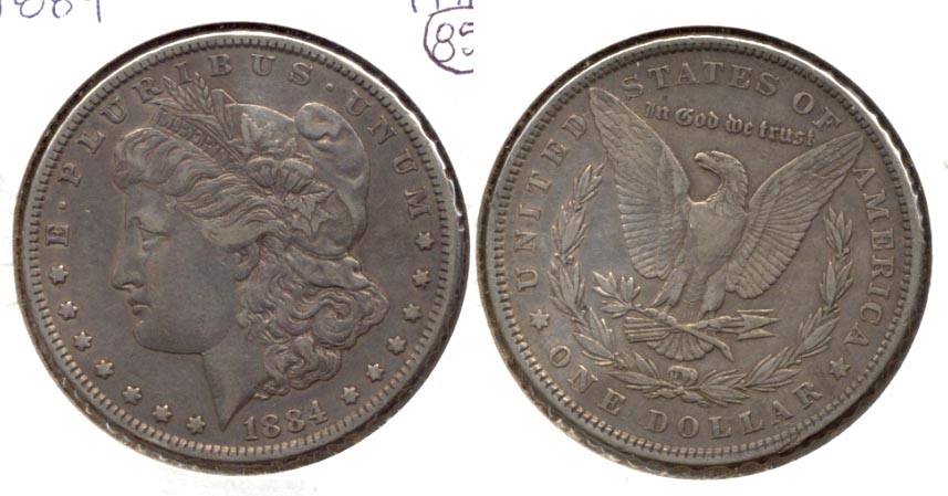 1884 Morgan Silver Dollar VF-20