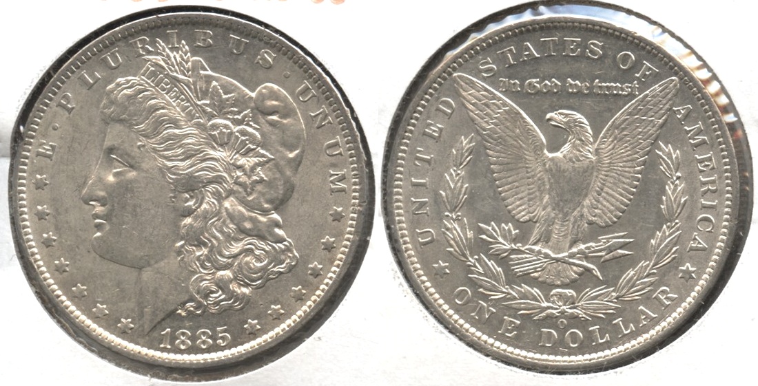 1885-O Morgan Silver Dollar AU-55 #h
