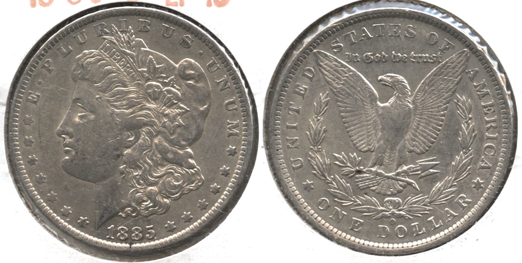 1885-O Morgan Silver Dollar EF-40 #h
