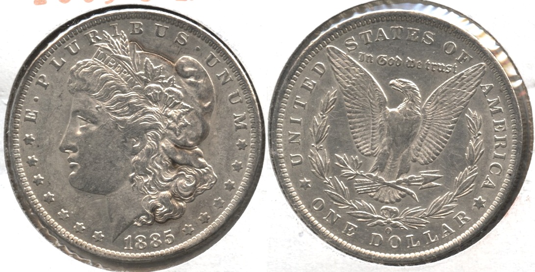 1885-O Morgan Silver Dollar EF-40 #k