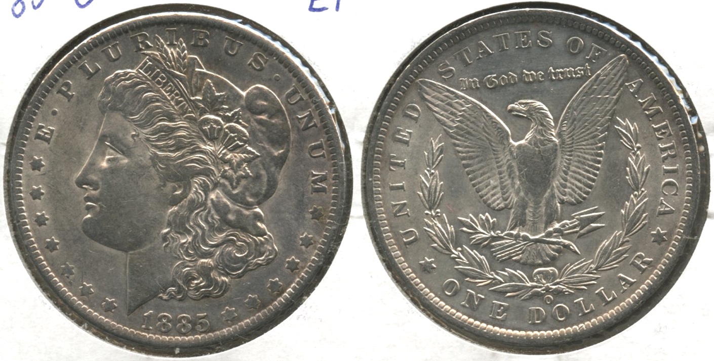 1885-O Morgan Silver Dollar EF-40 #n