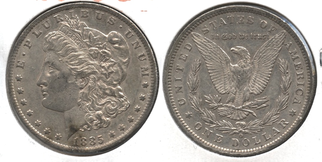 1885-O Morgan Silver Dollar EF-45