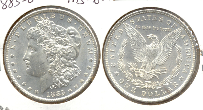 1885-O Morgan Silver Dollar MS-62