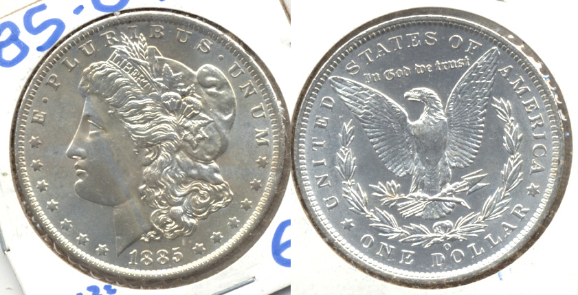1885-O Morgan Silver Dollar MS-63 b