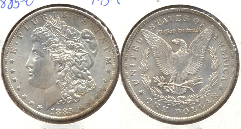 1885-O Morgan Silver Dollar MS-63 c