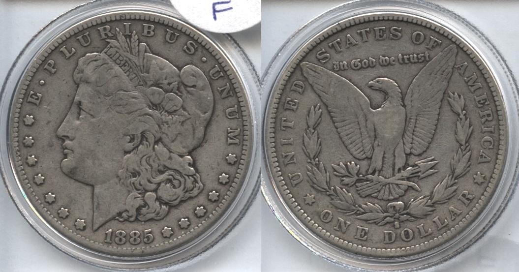 1885-S Morgan Silver Dollar Fine-12