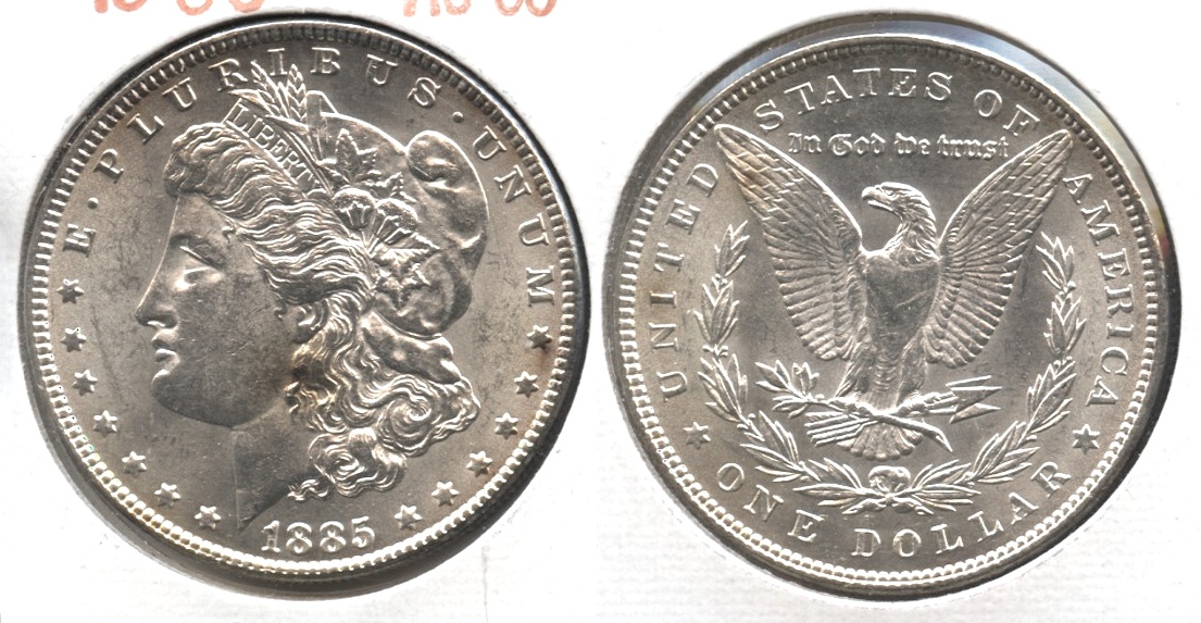 1885 Morgan Silver Dollar AU-55 #h