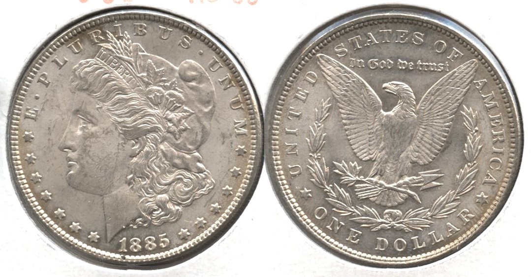 1885 Morgan Silver Dollar AU-55 #i