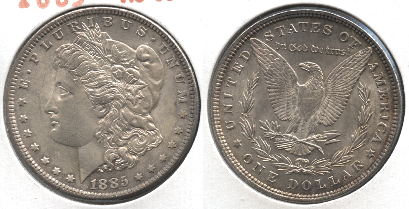 1885 Morgan Silver Dollar AU-55 #o