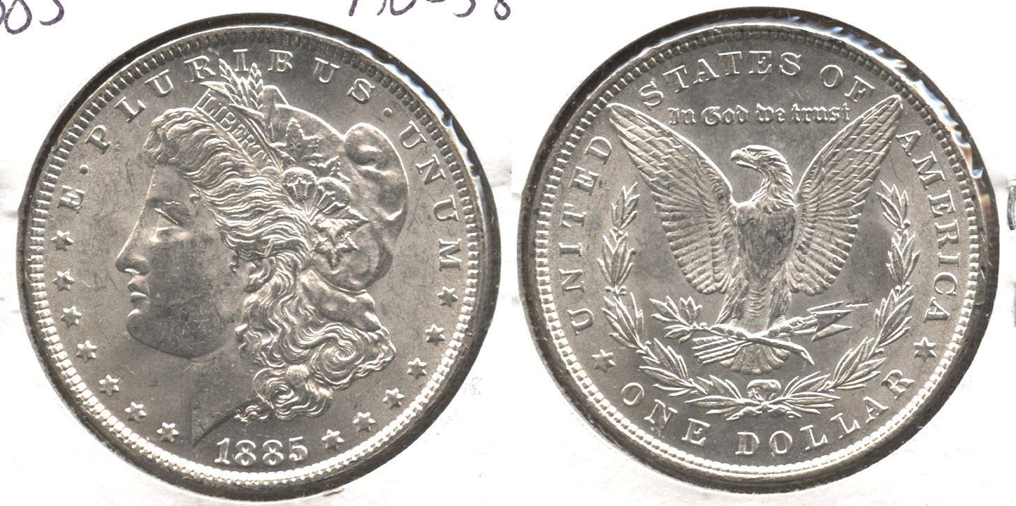 1885 Morgan Silver Dollar AU-58