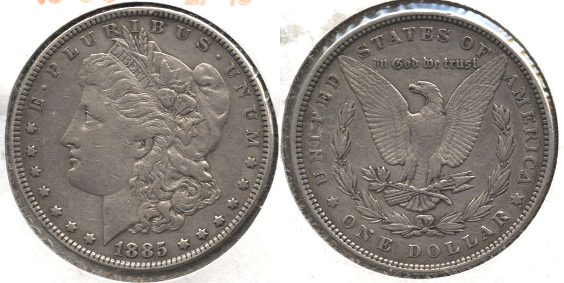 1885 Morgan Silver Dollar EF-40 #v