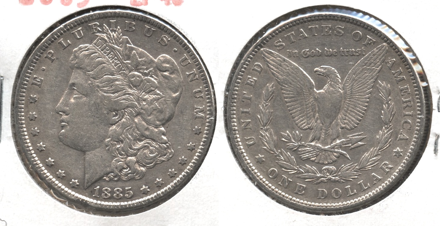 1885 Morgan Silver Dollar EF-40 #z