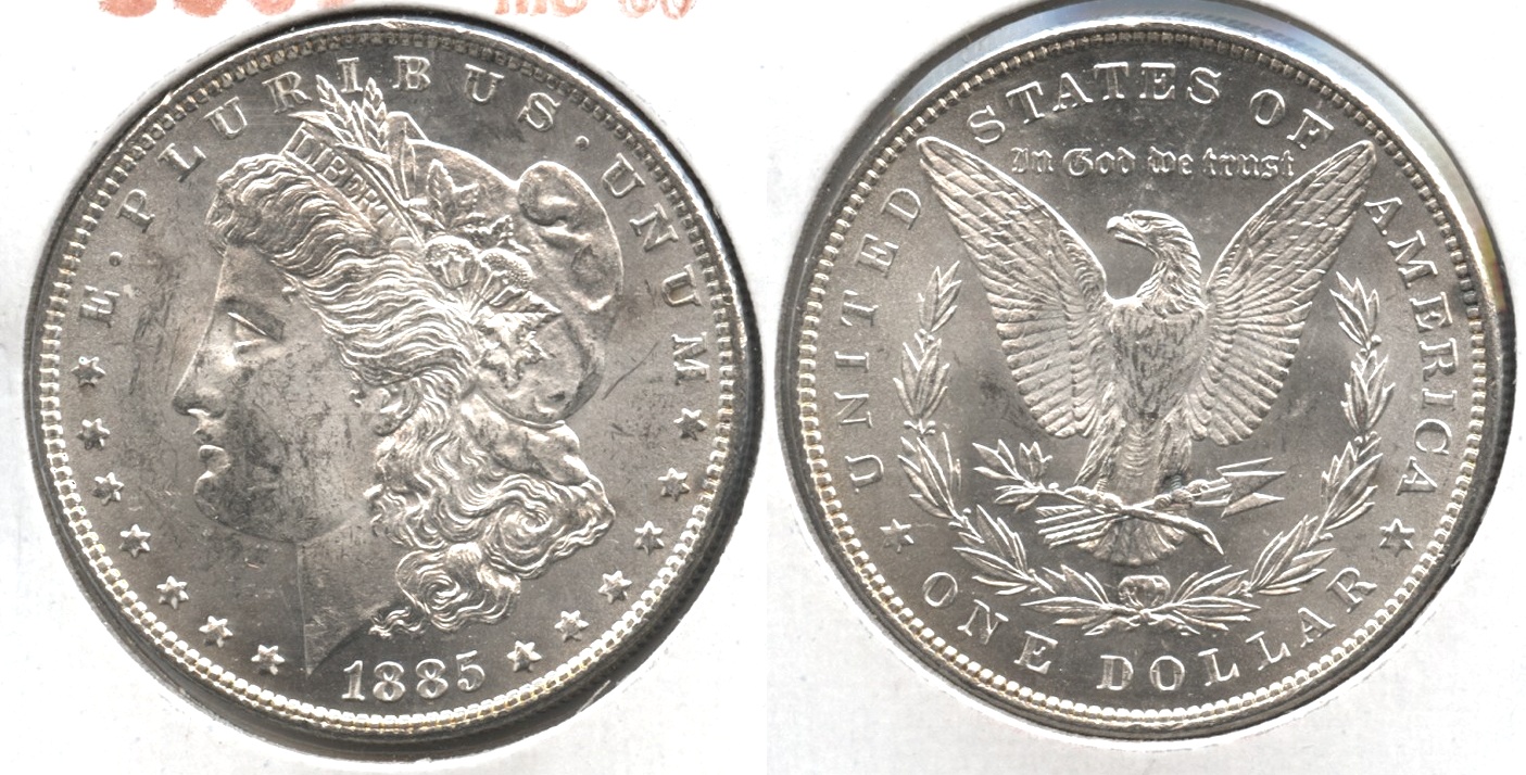 1885 Morgan Silver Dollar MS-60 #b