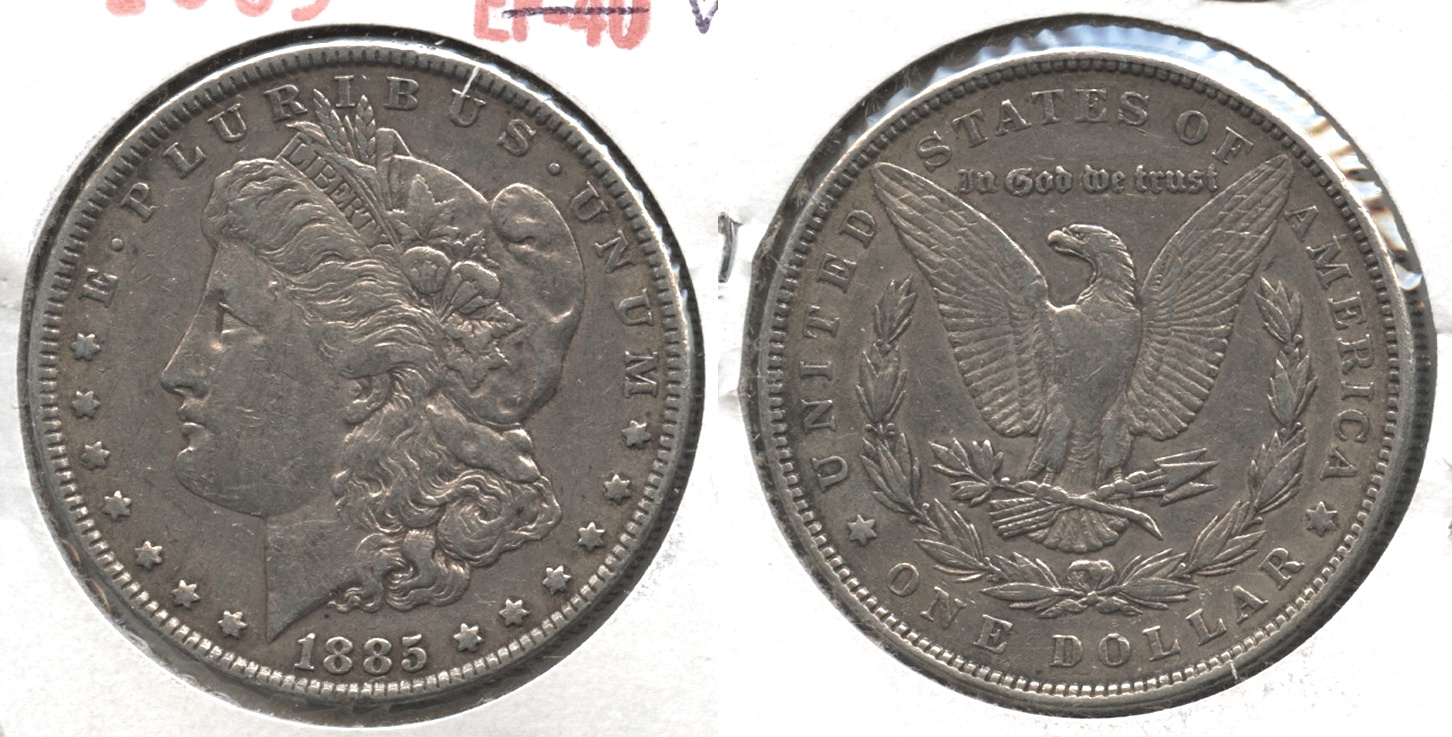 1885 Morgan Silver Dollar VF-20 #n