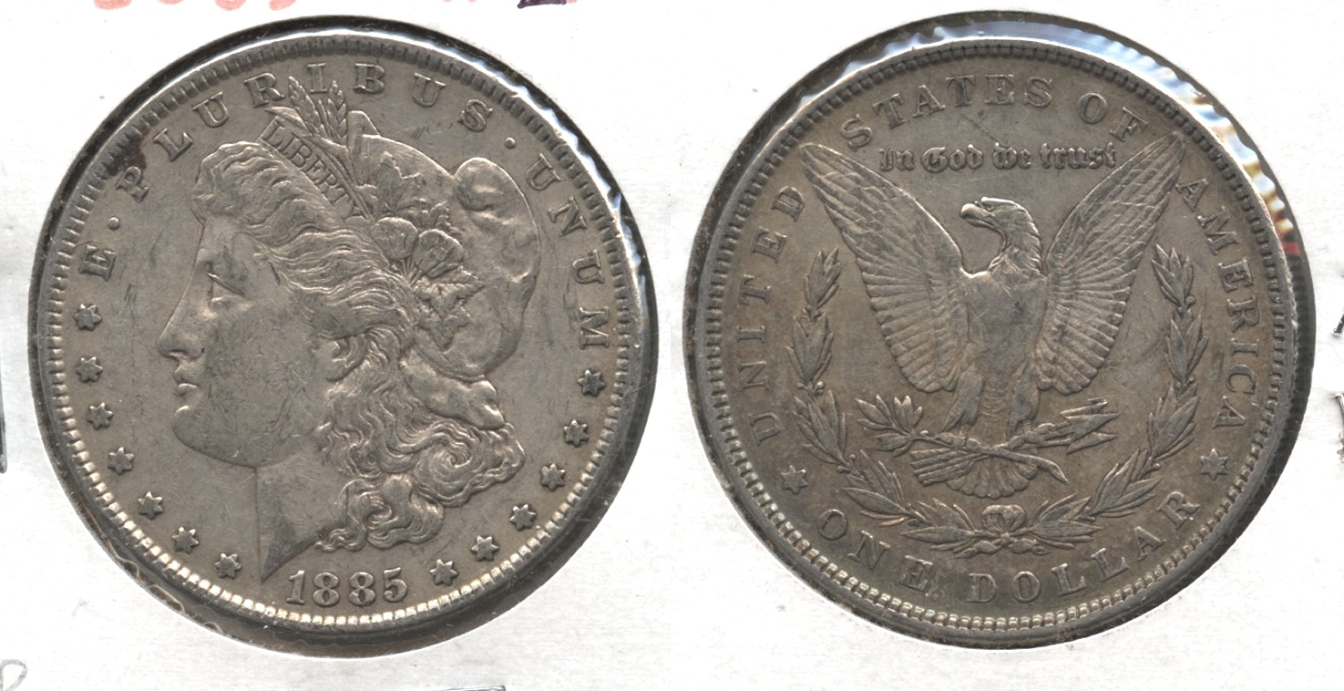 1885 Morgan Silver Dollar VF-20 #p
