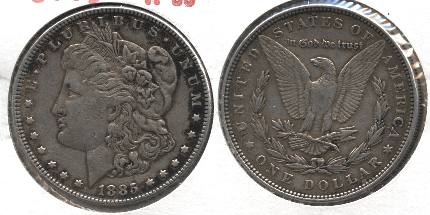 1885 Morgan Silver Dollar VF-30 #d