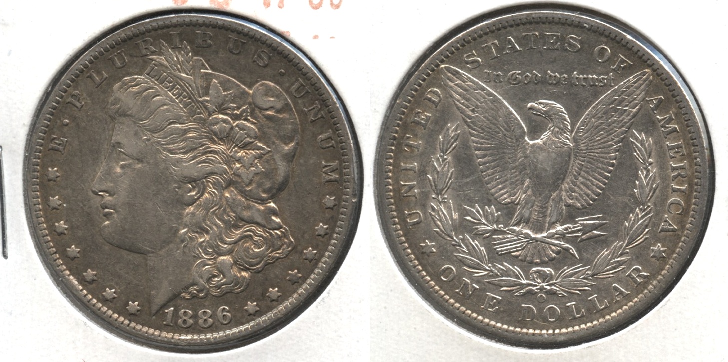 1886-O Morgan Silver Dollar VF-30 #b