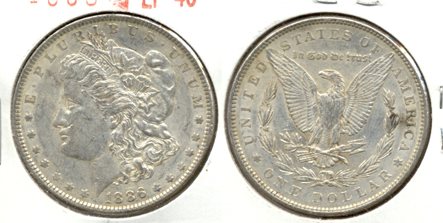 1886 Morgan Silver Dollar EF-40 g