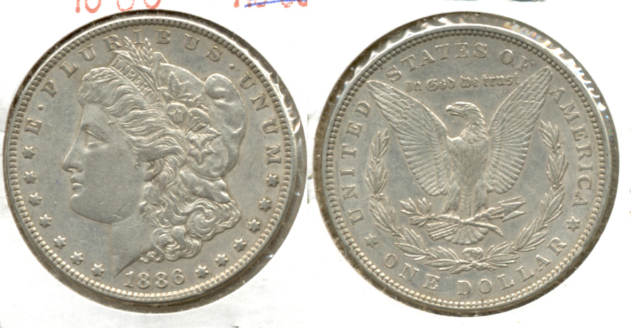 1886 Morgan Silver Dollar EF-40 l