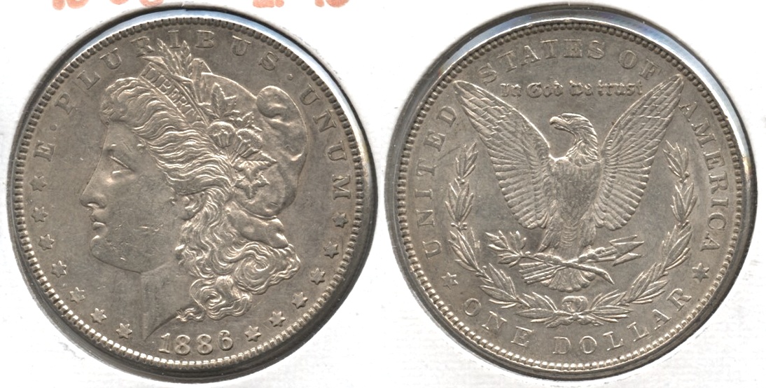 1886 Morgan Silver Dollar EF-40 #x