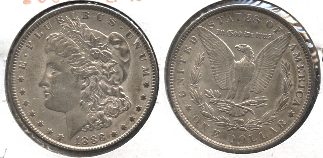 1886 Morgan Silver Dollar EF-40 #y