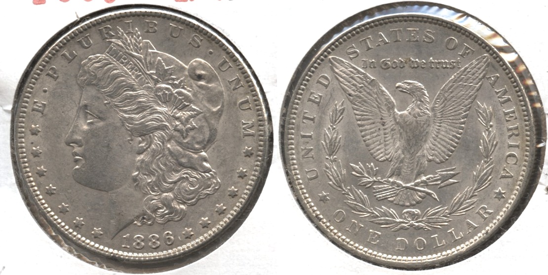 1886 Morgan Silver Dollar EF-45 #z