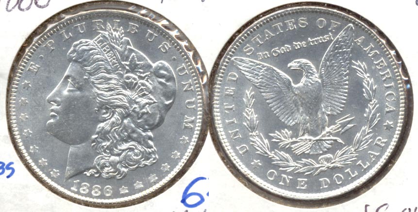 1886 Morgan Silver Dollar MS-63