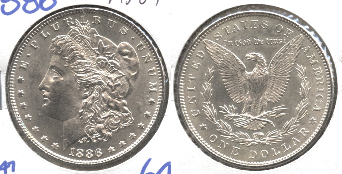 1886 Morgan Silver Dollar MS-64 #c