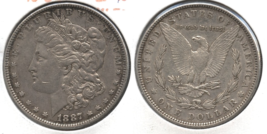 1887 Morgan Silver Dollar EF-40 #r