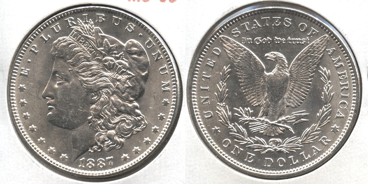 1887 Morgan Silver Dollar MS-63 #i