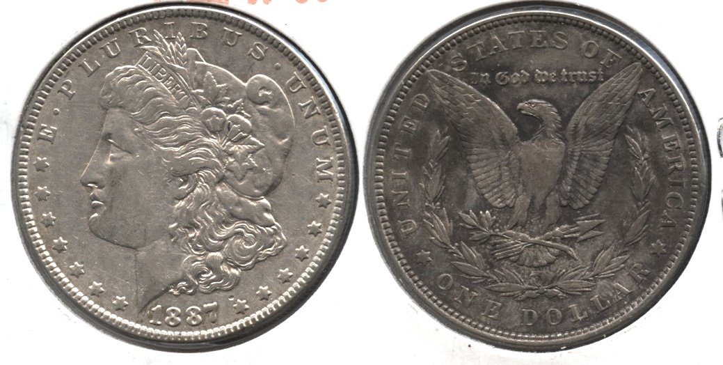 1887 Morgan Silver Dollar VF-20 c