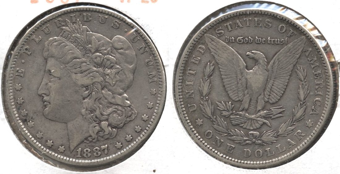 1887 Morgan Silver Dollar VF-20 #g