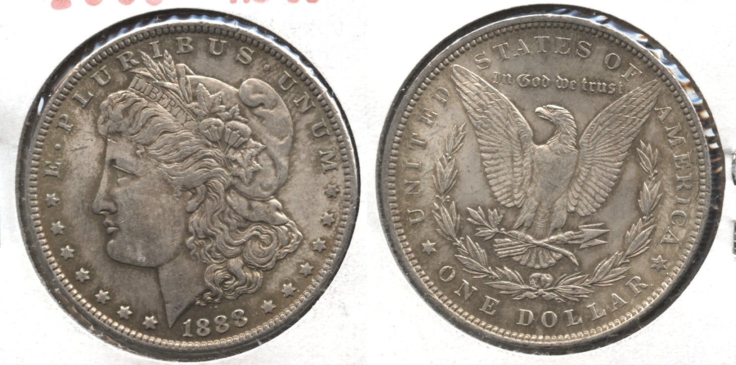 1888 Morgan Silver Dollar AU-50 #l