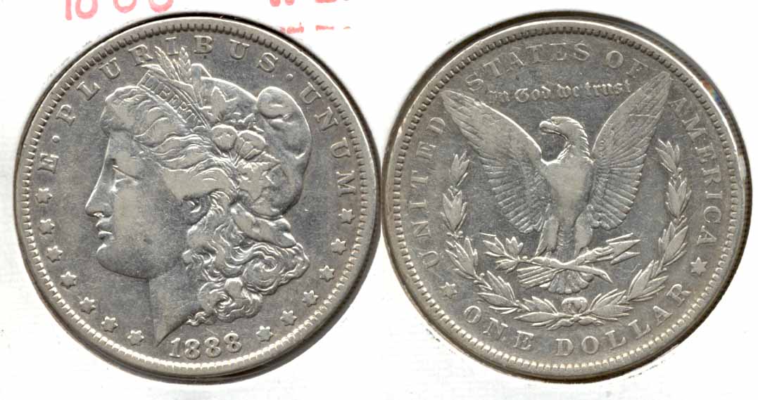 1888 Morgan Silver Dollar Fine-12