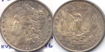 1888 Morgan Silver Dollar MS-63