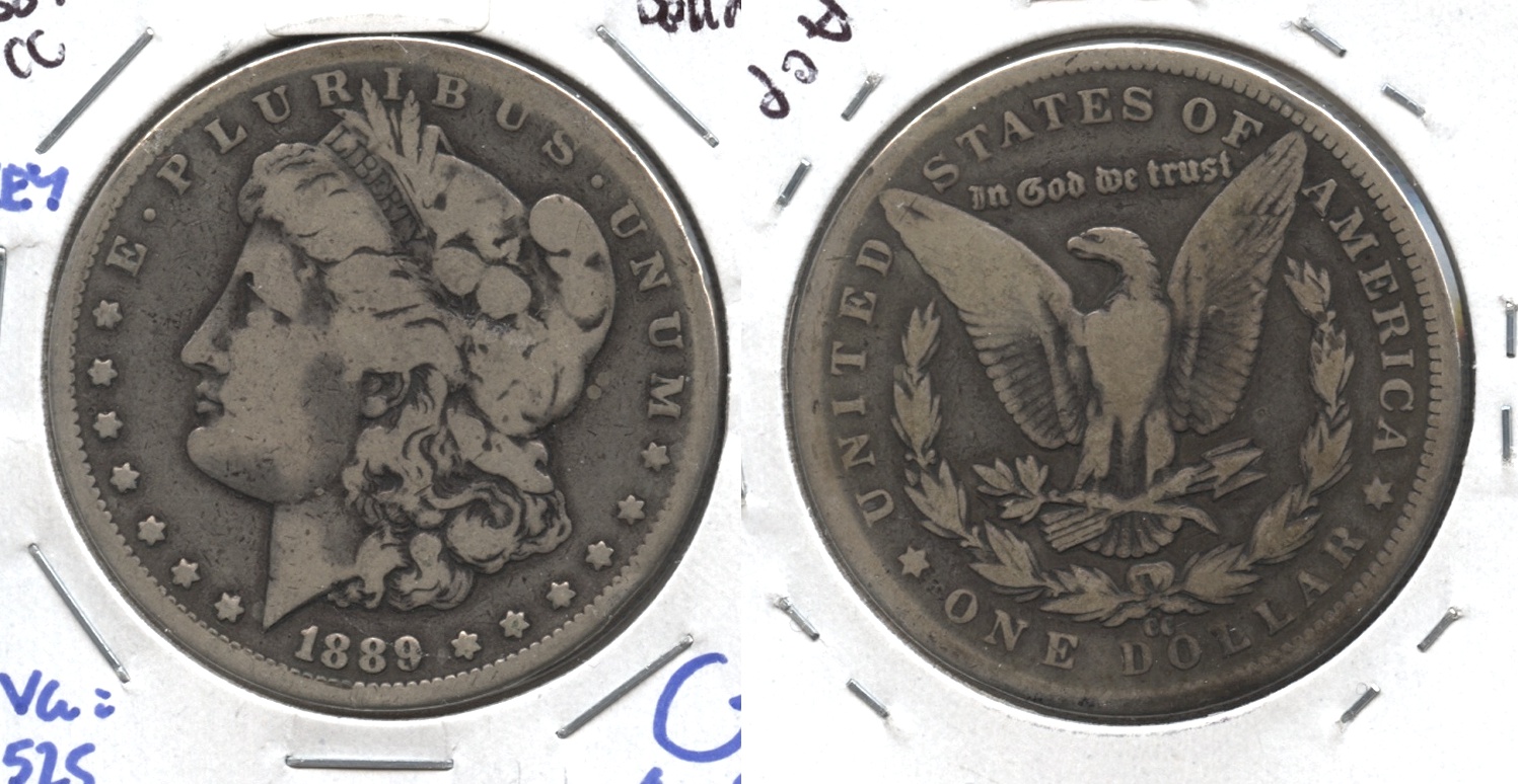 1889-CC Morgan Silver Dollar Good-6