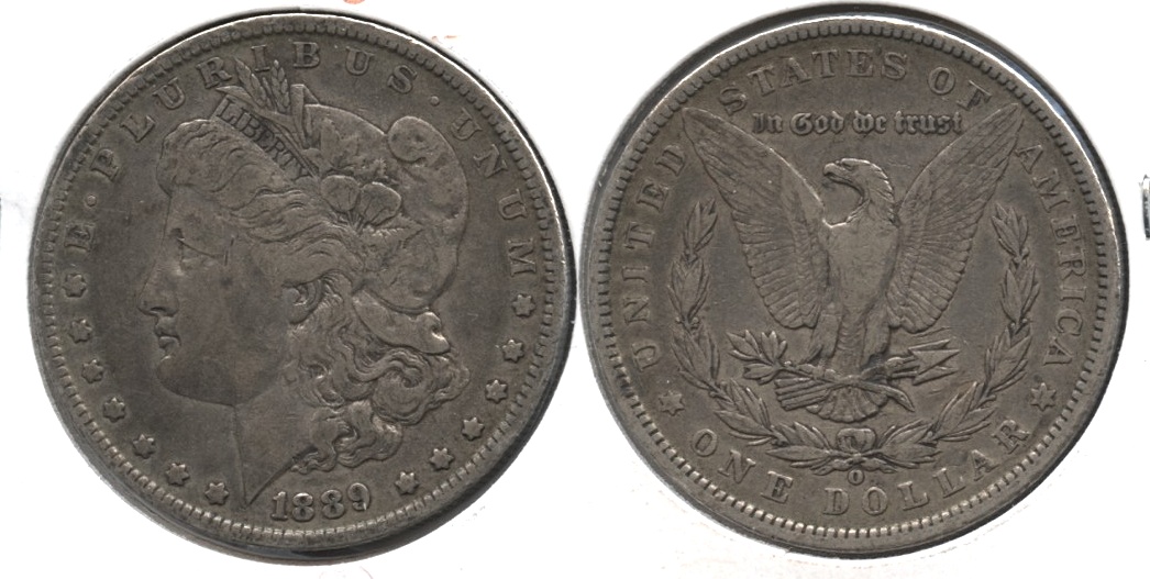 1889-O Morgan Silver Dollar Fine-12 h
