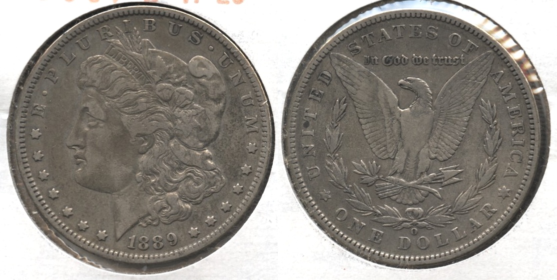 1889-O Morgan Silver Dollar VF-20 #h