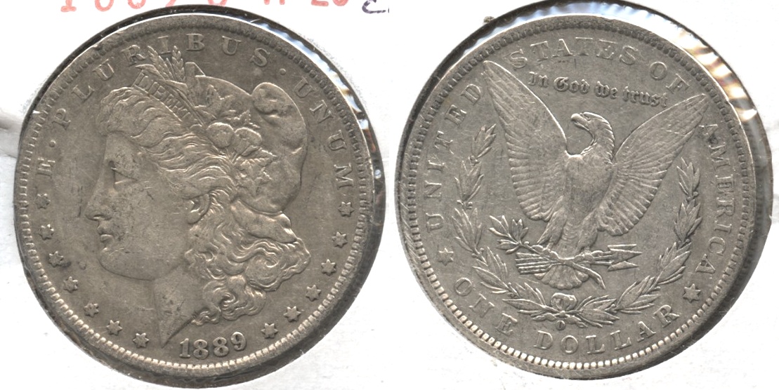 1889-O Morgan Silver Dollar VF-20 #m Lightly Cleaned