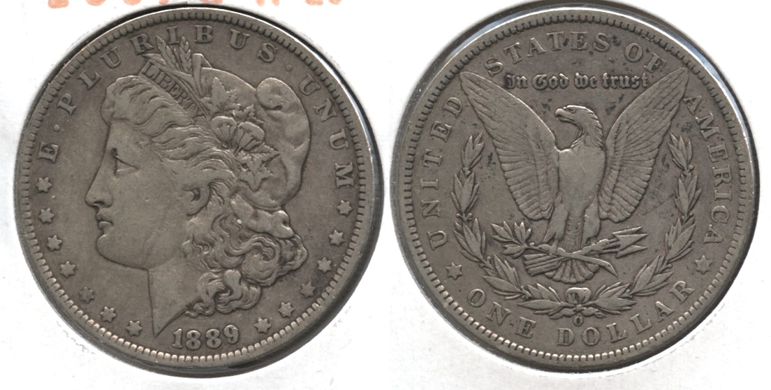 1889-O Morgan Silver Dollar VF-20 #n