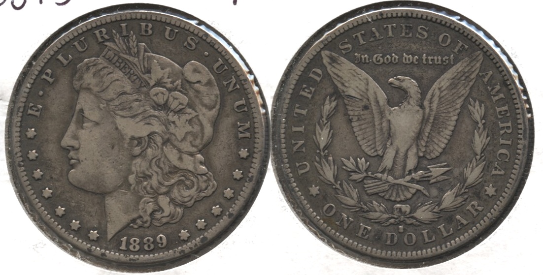 1889-S Morgan Silver Dollar Fine-12