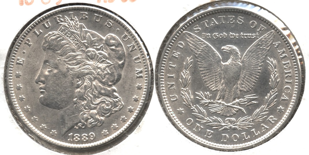 1889 Morgan Silver Dollar AU-50 #ag