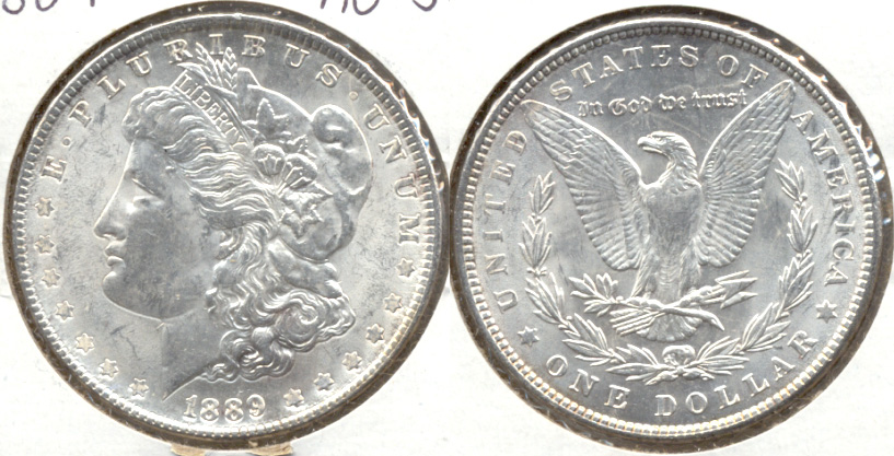 1889 Morgan Silver Dollar AU-55