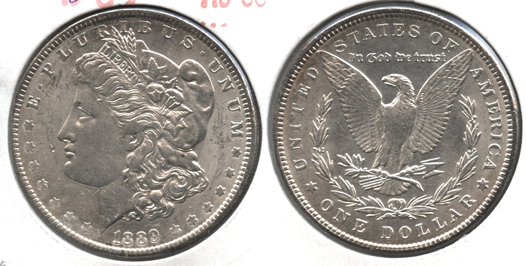 1889 Morgan Silver Dollar AU-55 #j