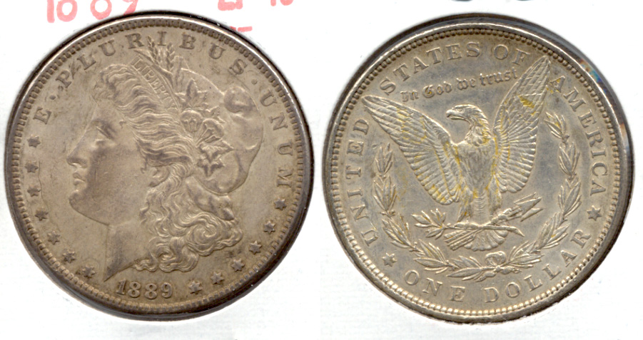 1889 Morgan Silver Dollar EF-40 ac