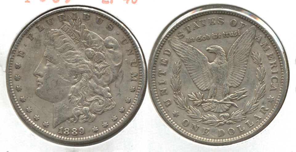 1889 Morgan Silver Dollar EF-40 ai