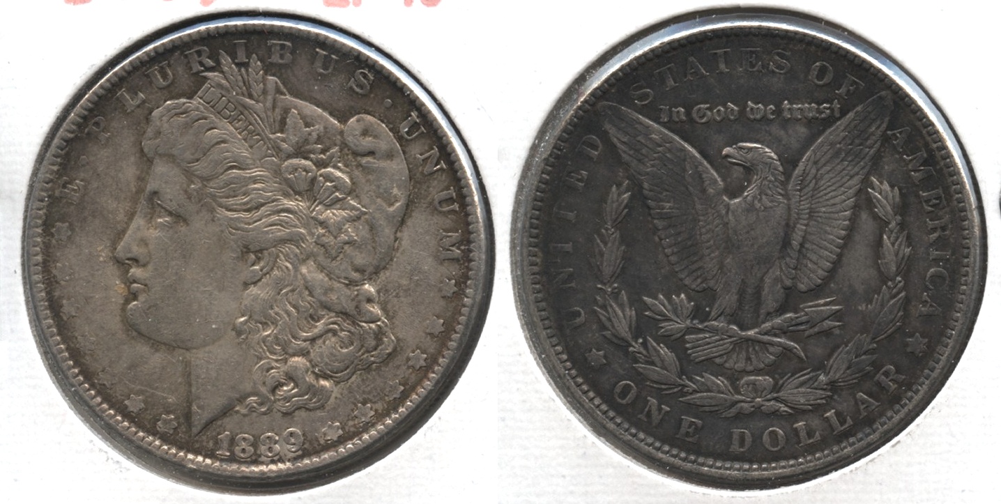 1889 Morgan Silver Dollar EF-40 #bm