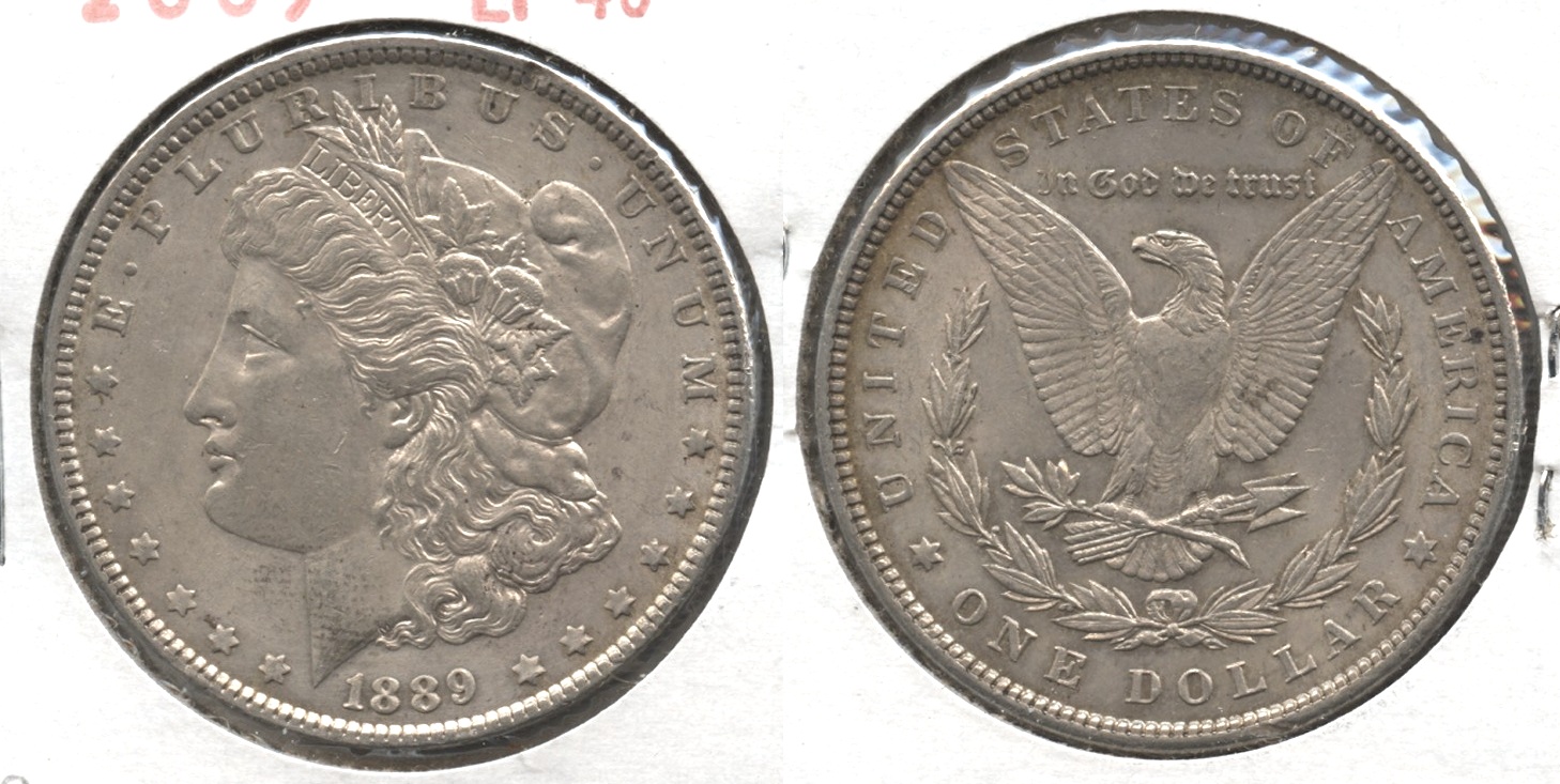 1889 Morgan Silver Dollar EF-40 #bq