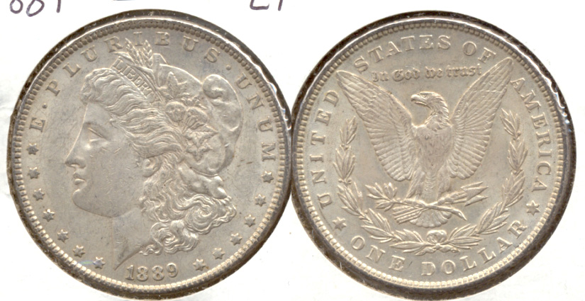 1889 Morgan Silver Dollar EF-40 e